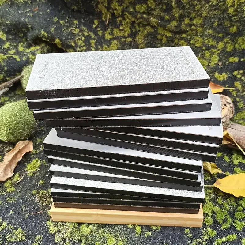 Double Side Diamond Sharpening Stone Knife Sharpener Grit 80-3000# Grindstone Diamond Tools Fine Grinding Whetstone 170*75MM