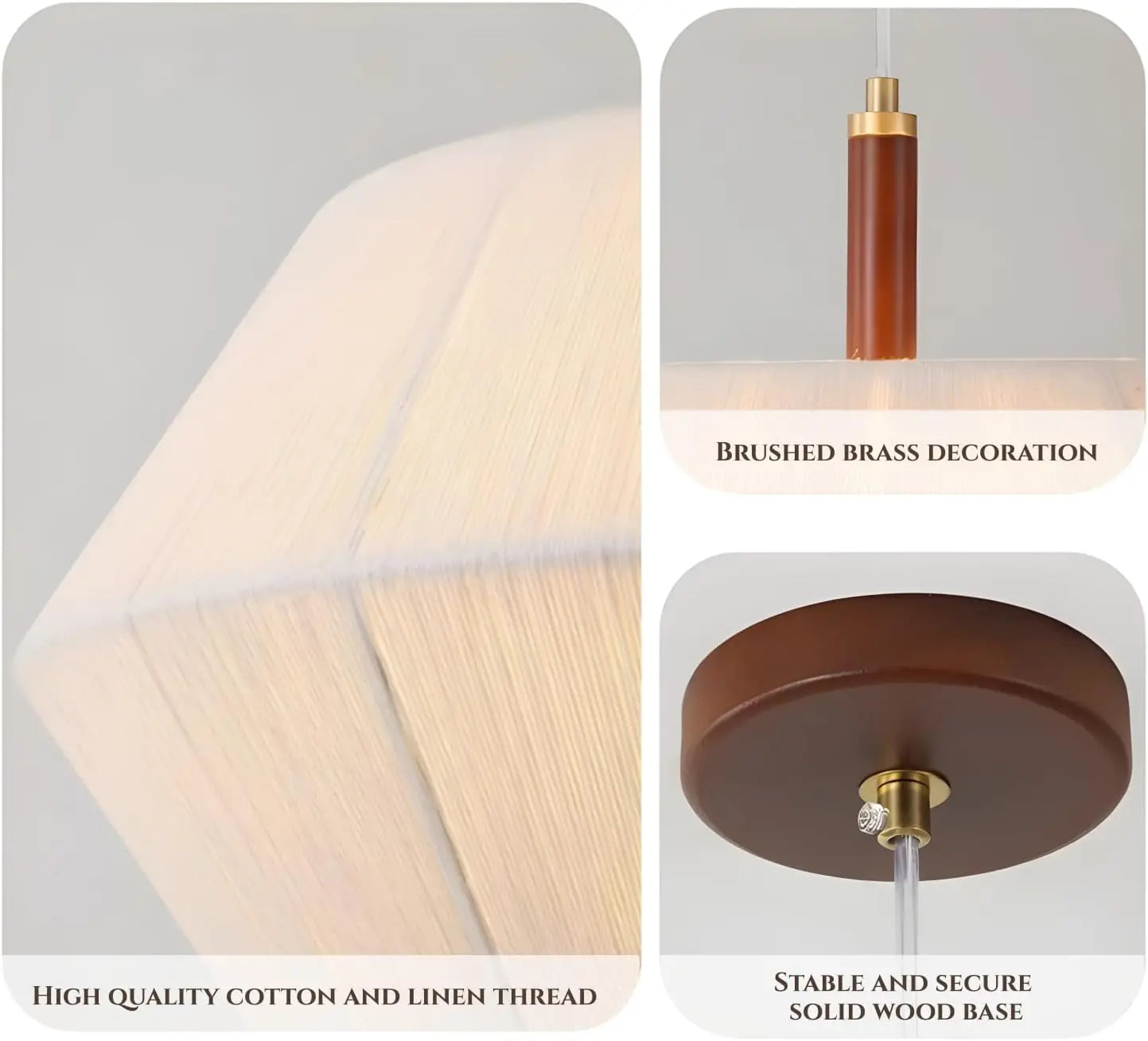 Wabi Sabi Woven Cotton Thread LED Pendant Light Minimalist Hand-Woven Chandeliers Restaurant Living Room Bar Hotel Hanging Lamp