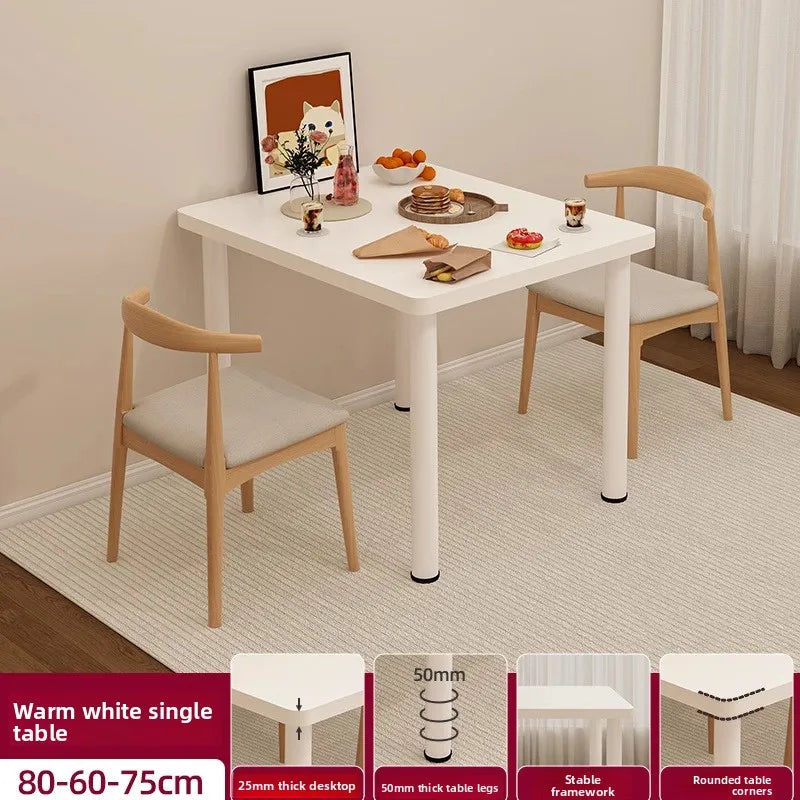 Dining table Household small apartment Outdoor portable stall Eating square table