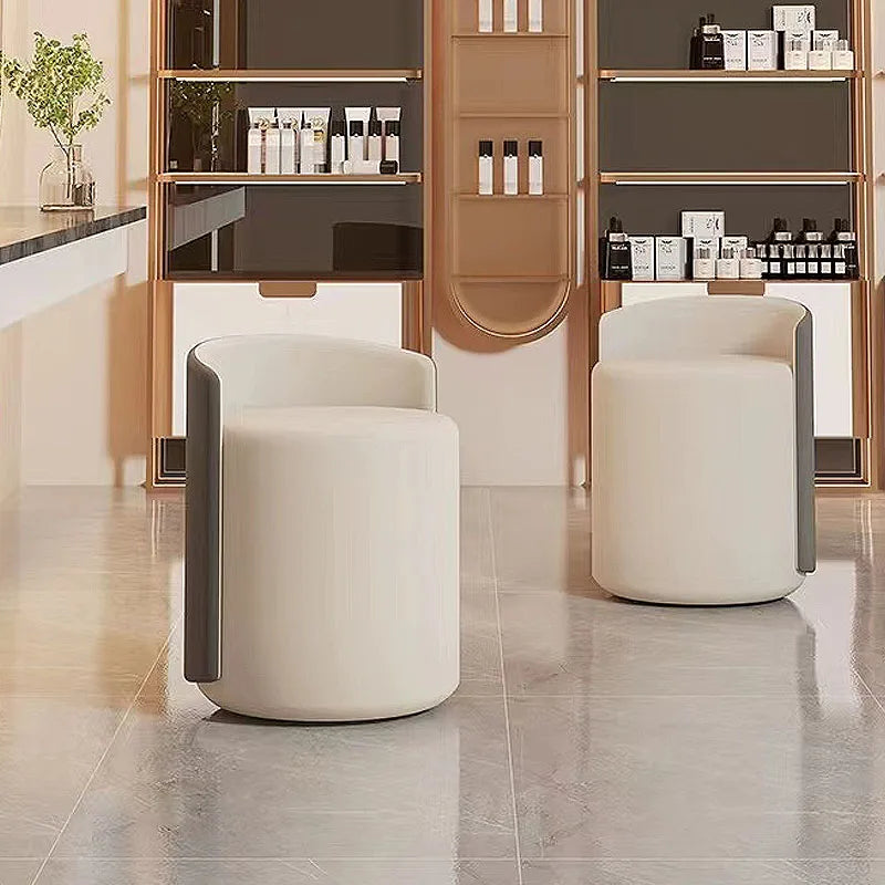 Nordic Makeup Stools, Household Bedroom Makeup Stools, Minimalist Modern Dressing Table Stools, Backrests, Shoe Changing Stools