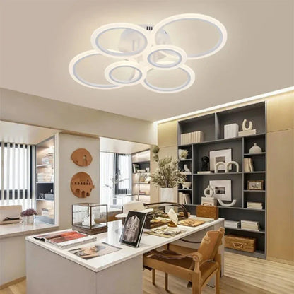Modern LED chandelier with remote control home lighting ring ceiling light living room bedroom lighting kitchen  Lamps for room