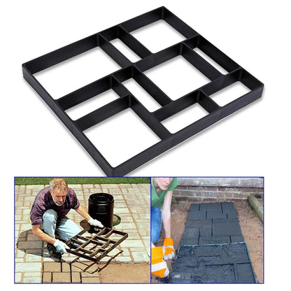 Pathmate Stone Mold Stone Paving Mold  Garden Concrete Paving Mold For Pavement walkways Outdoor Improvements Concrete Mold