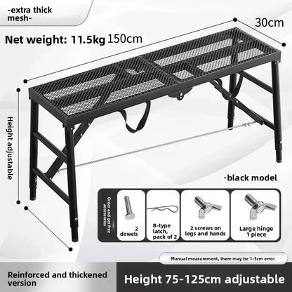 Horse stool portable folding thickened heightening construction site interior decoration scaffolding