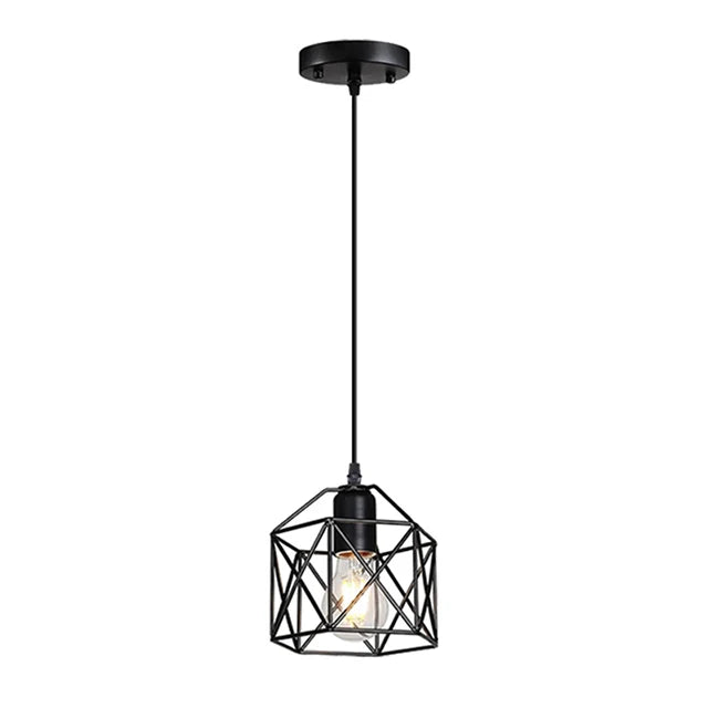Modern LED Pendant Light Iron E27 blub base Minimalist Hanging Lamp Living Room Bedroom Restaurant Shop Bar Fixture Decoration