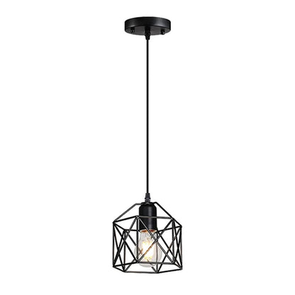 Modern LED Pendant Light Iron E27 blub base Minimalist Hanging Lamp Living Room Bedroom Restaurant Shop Bar Fixture Decoration