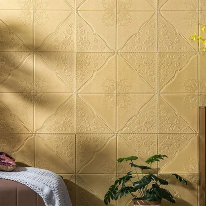 1-10pcs70cm*70cm Modern Paper Ceiling Decorative Waterproof Moisture-proof Mildew proof Wall Self-adhesive 3D Bedroom Background