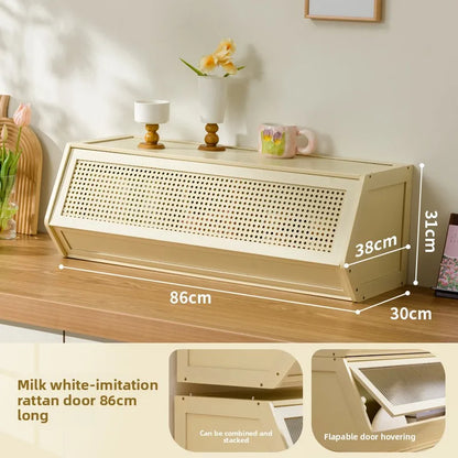 Multi functional stackable storage cabinet with lid, miscellaneous storage box, household storage box, bedside cabinet