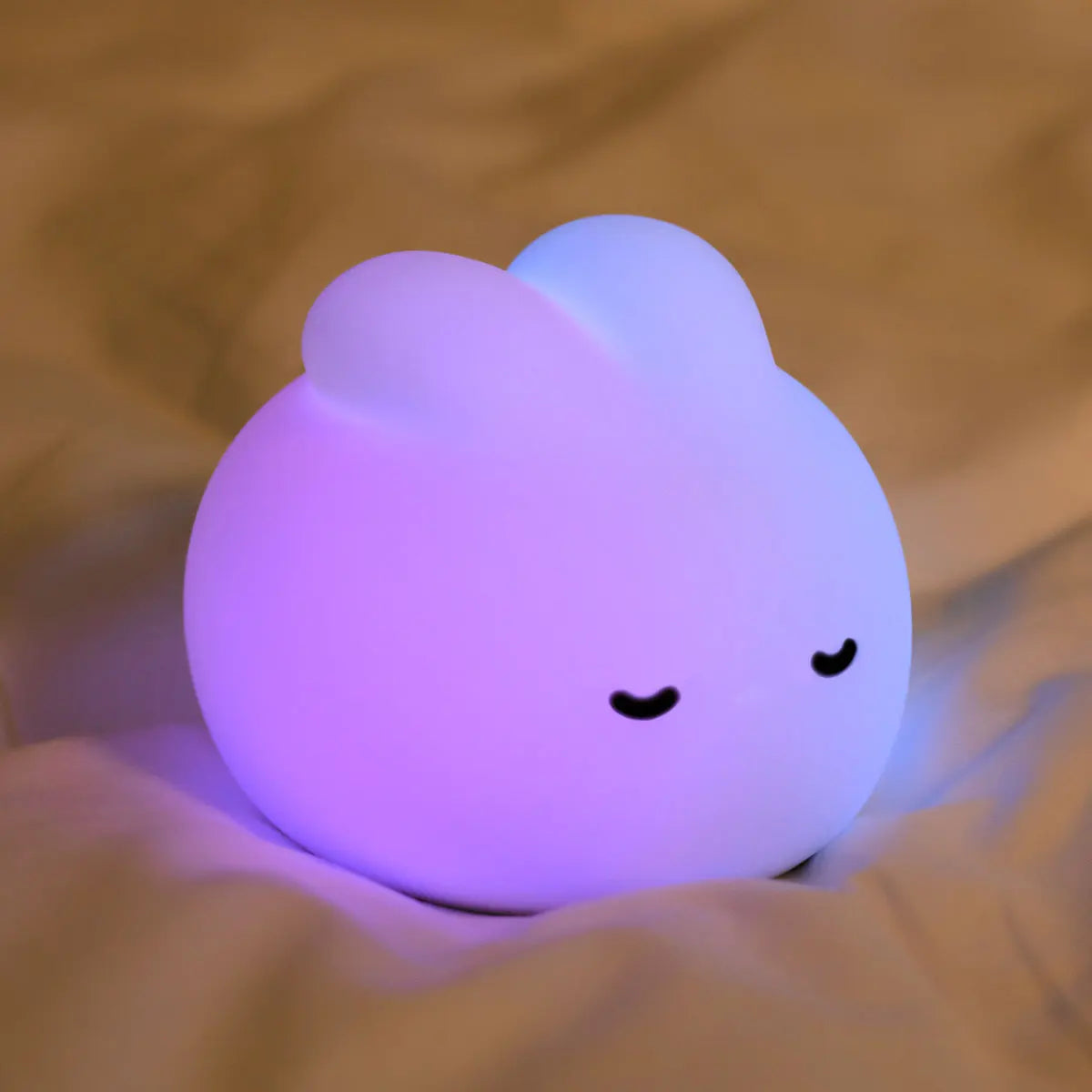 Silicone Rabbit Night Lamp Dream Rabbit Night Light LED Touch Sensor Lamp Timing Desktop Decoration Children's Night Light Gift