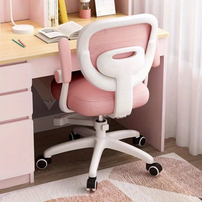 Ergonomic Comfortable Swivel Chair Office Chair Home Student Backrest Chair Liftable Chair Armrests Adjustable for Home
