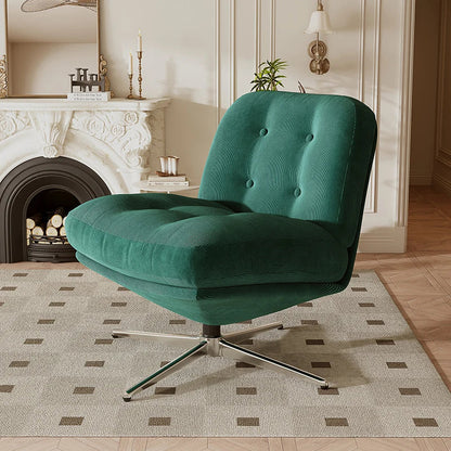 Single sofa chair light luxury medieval Bauhaus living room leisure chair bedroom lazy sofa