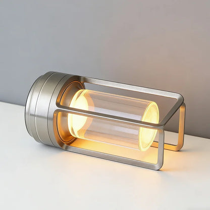LED Cordless Table Lamp Retro Bar Metal Desk Lamps Rechargeable Touch Dimming Night Light Restaurant Bedroom Home Outdoor Decor