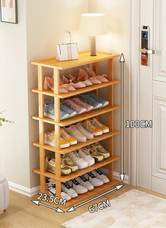 Home economy door multi-layer shoe storage artifact saves space, rental house shoe cabinet, shoe rack