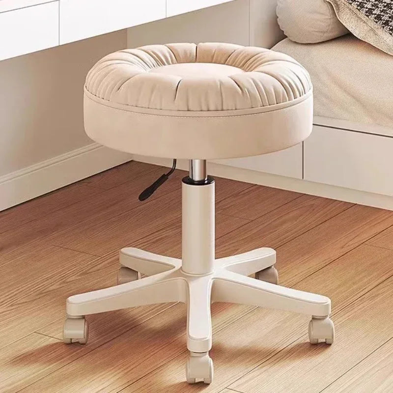 Makeup stool, light luxury high-end women's bedroom, new style dressing stool, modern and simple small-sized nail salon chair