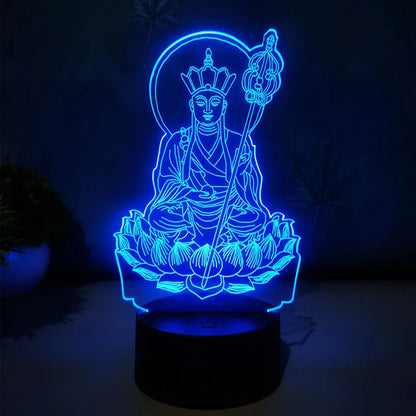 3D LED Light Base 7/16 Colors Acrylic Lamp Display Stand with Remote Control/Touch Anime Lamp Holder Acrylic Light Board Base