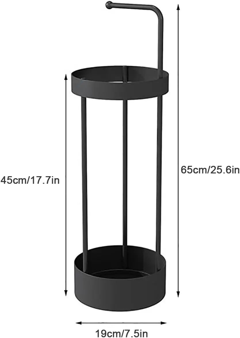 Gold/black Umbrella Stand, Space Saving & Rust Resistant, Modern Metal Umbrella Holder, Perfect for Home & Office Use