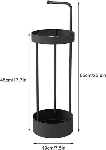 Gold/black Umbrella Stand, Space Saving & Rust Resistant, Modern Metal Umbrella Holder, Perfect for Home & Office Use