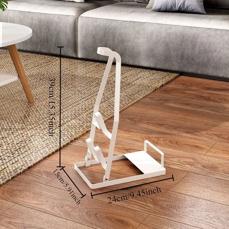 Japanese Vacuum Cleaner Storage Rack Household Goods Finishing Shelf Bracket Mop Rack Batch Non-Punch Vacuum Cleaner