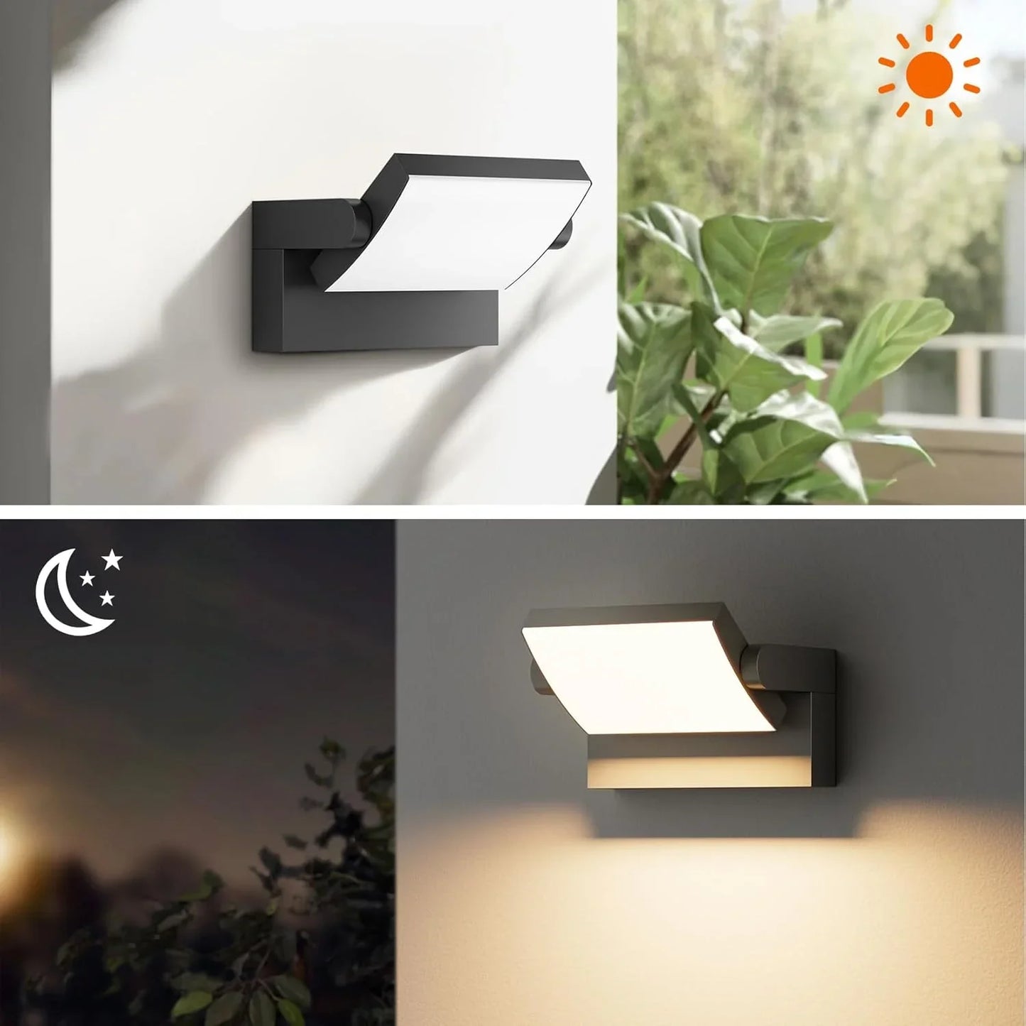 IP65 Waterproof Outdoor Wall Lamp With Motion Sensor 18W LED 1500LM Wall Light Porch Lights Balcony Garden Outdoor Lighting