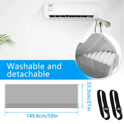 Air Conditioner Hose Protection Cover Insulated AC Hose Duct Vent Cover Easy Installation for Most 5inch to 5.9inch Exhaust Hose