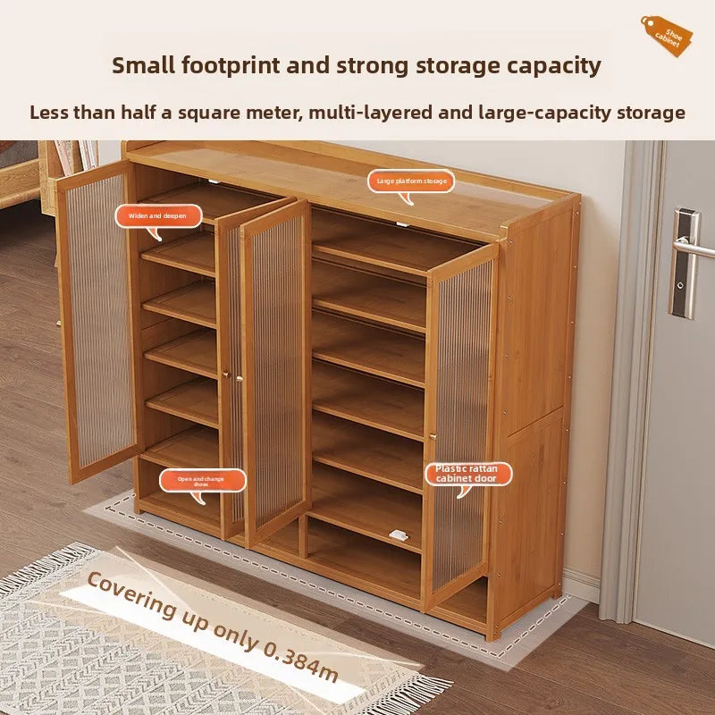 shoe cabinet shoe rack large capacity shoe storage rack dustproof multi-layer shelf