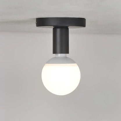 Modern Black E27 Lamp Base Nordic Retro Iron lamp Decor For Living Room Bedroom Bathroom Ceiling Light Wall Lamp Holder
