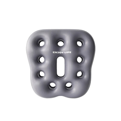 PVC inflatable seat cushion for portable storage, office and home use, anti slip and breathable chair cushion, anti hemorrhoid
