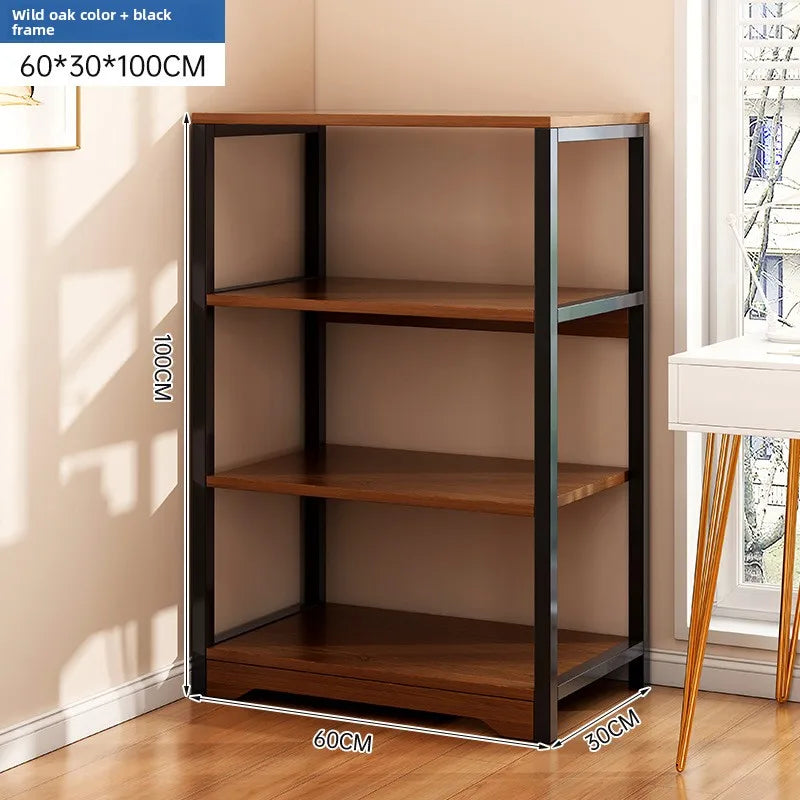 Bookshelf Shelf Integrated Wall Multi-layer Storage Rack Bedroom Wall Bay Window Display Cabinet Office Shelf