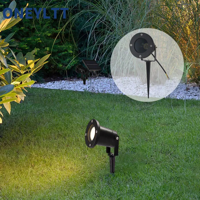 Free Shipping GU10 MR16 Garden Lawn Light Landscape Lamp Spike Waterproof Path Bulb Spot