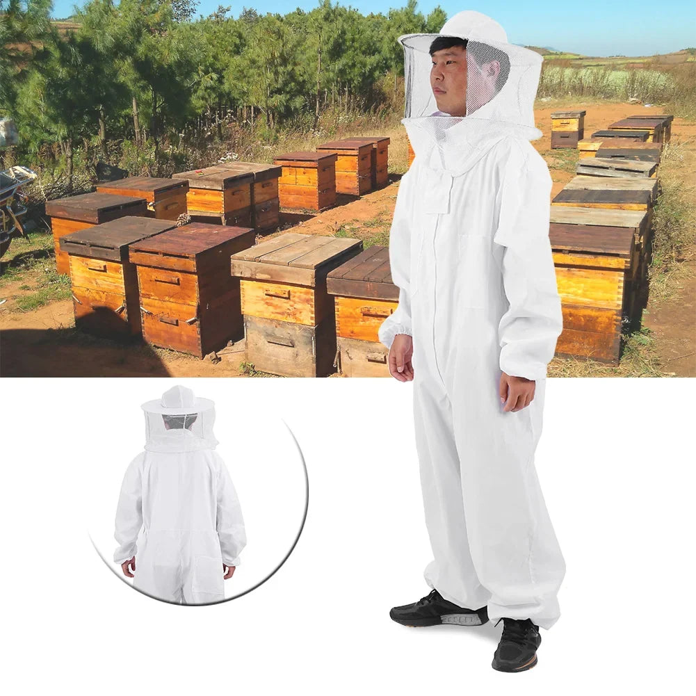 Beekeeper Suit Beekeeper Protective Suit Professional Beekeeping Protective Equipment Bee Keeping Full Body Beekeeper Suit Hat