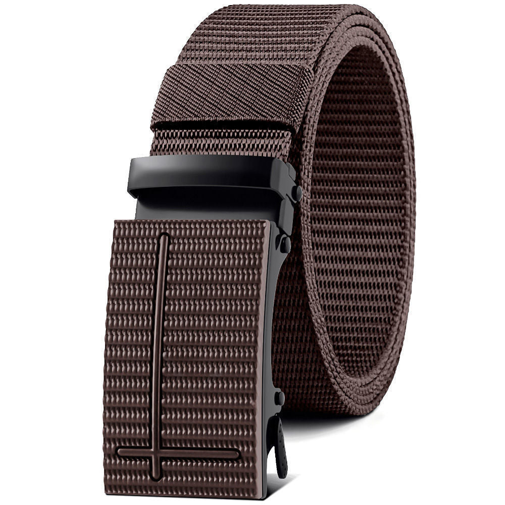 Nylon Waistband Men's Automatic Canvas Belt