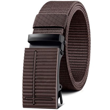 Nylon Waistband Men's Automatic Canvas Belt
