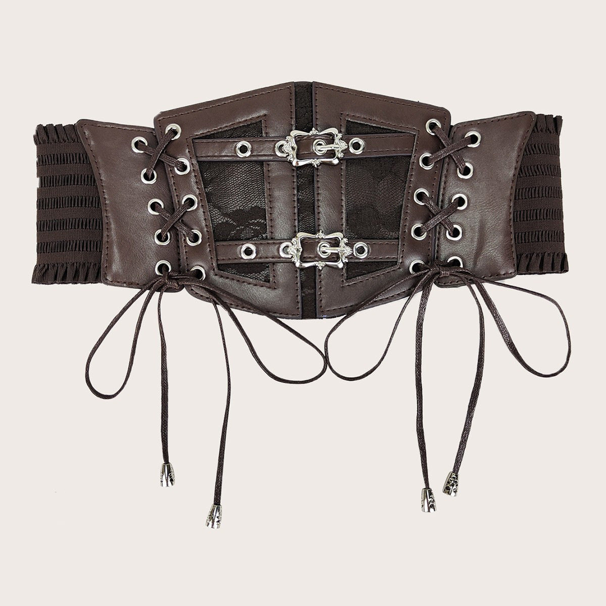 Vintage Lace Strap Elasticated Waist Belt