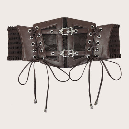 Vintage Lace Strap Elasticated Waist Belt