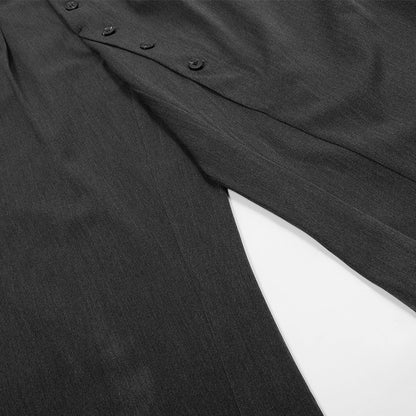 Loose Draping Wide Leg Trousers