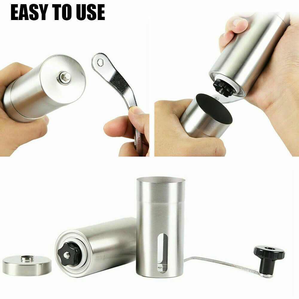 Portable Manual Coffee Grinder Stainless Steel Ceramic Burr