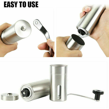 Portable Manual Coffee Grinder Stainless Steel Ceramic Burr