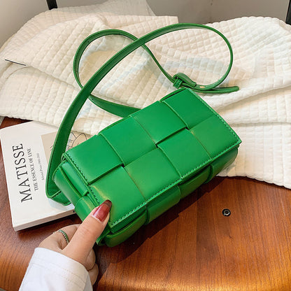 Handmade Woven Small Square Shoulder Bag