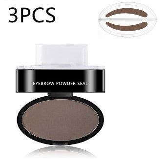 Eyebrow Stamp & Stencil Kit: Waterproof Tint for Professional Brow Enhancement