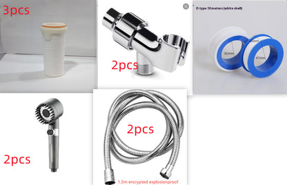 Snowflake Spray Filter Purified Water Pressurized Showerhead Nozzle