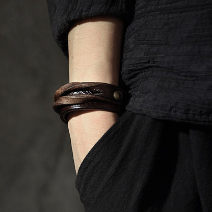 Personalized Retro Characteristic Leather Bracelet