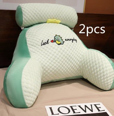 Fluffy Triangle Reading Cushion Lumbar Support