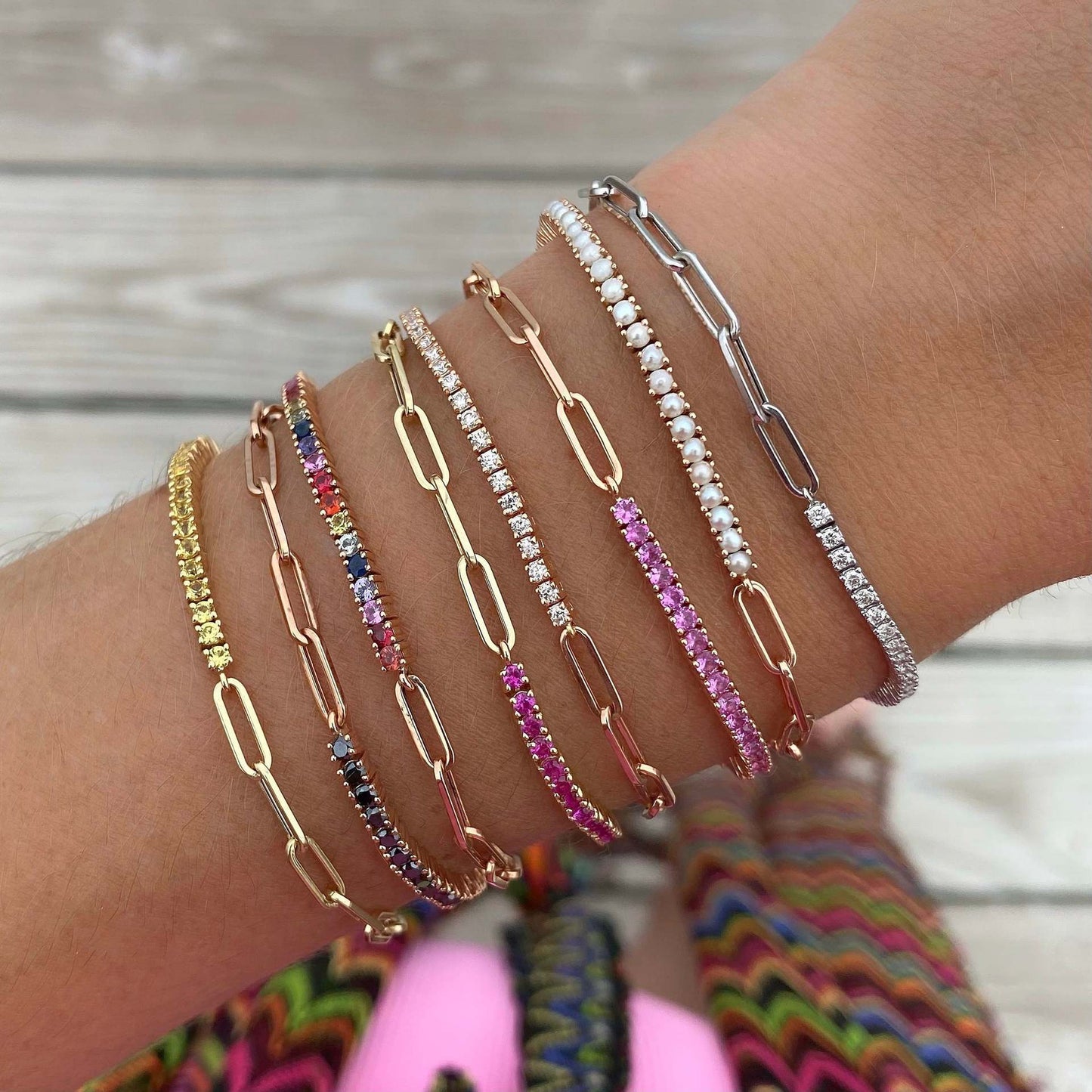 S925 Micro-inlaid Diamond Tennis Chain Bracelet