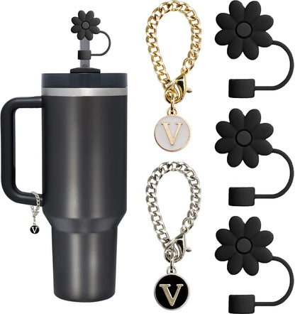 Tumbler Letter Handle Charms - 5PCS