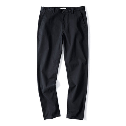 Men's Pure Cotton Casual Loose Straight Pants Summer