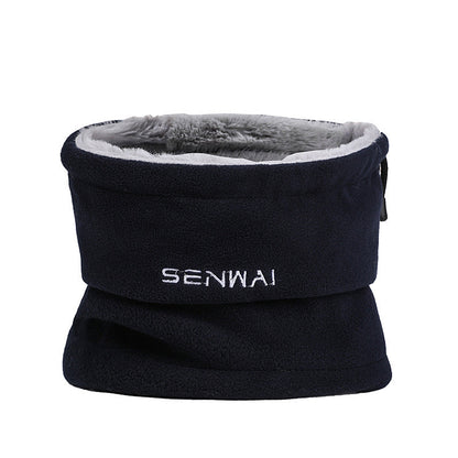 Outdoor Plush Bib Cold Proof And Warm Wool Hat Wind Proof And Fashionable