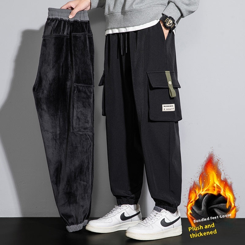 Plus Size Men's Loose Tapered Workwear Pants