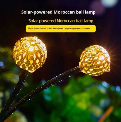 Dual-mode Outdoor Solar Pneumatic Courtyard Garden Atmosphere Lawn Breathing FireFly Ground Plug Lamp