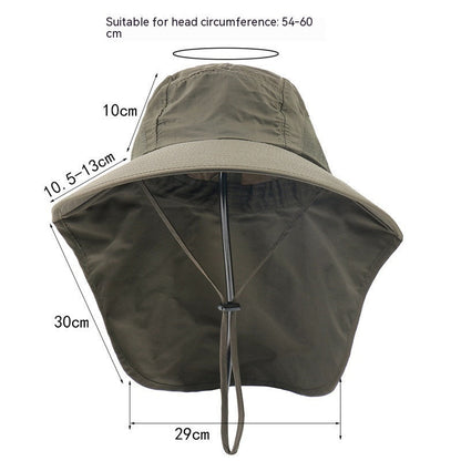 Men's Women's Outdoor Sun Protection Ventilation Cap
