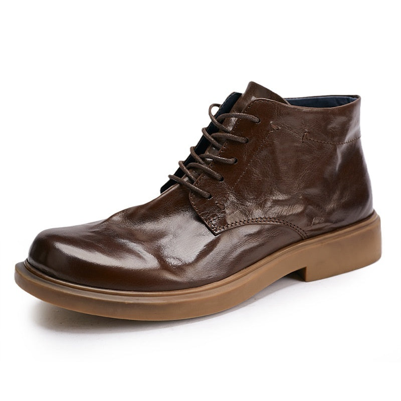 Short Business Casual High-top Martin Boots