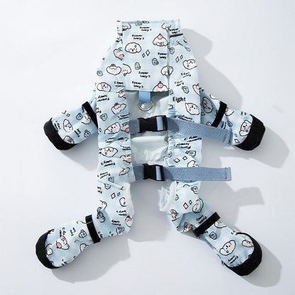 Simple, Versatile Full-body Pants With A Built-in Bib For Outdoor Use Waterproof, Stain-resistant, And Dustproof